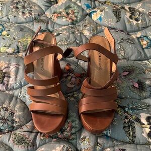 Lucky Brand Brown Strappy Sandals